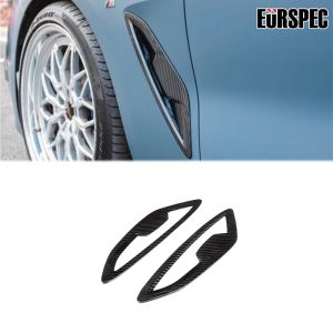 Eurspec Carbon Fiber Side Fender Trim Attachments OEM Style For BMW 8 Series G14 G15 G16