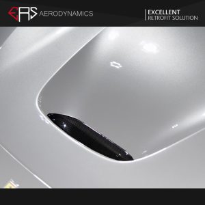 ERS Dry Carbon Fiber Hood Vents OE Style For Ferrari F8 - 2019-2023