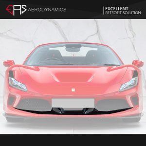 ERS Dry Carbon Fibre OE Style Upper Front Lip Splitter  For Ferrari F8 - 2019-2023