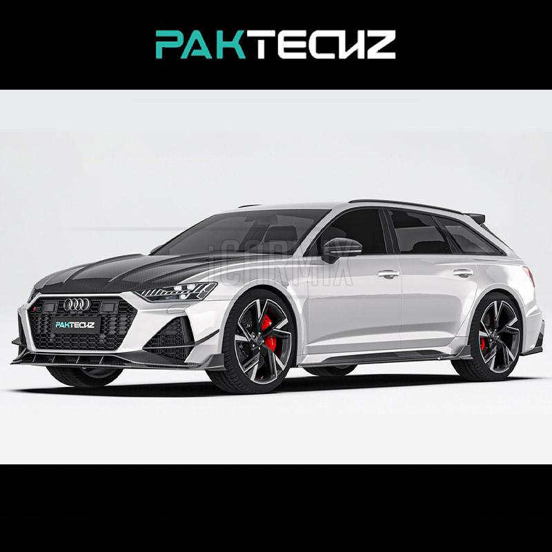 PAKTECHZ Design Dry Carbon Aerodynamic Body Kit For Audi RS6 C8 Avant ...