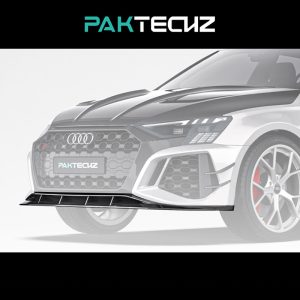 PAKTECHZ Design Dry Carbon Fiber Front Lip Ver.1 For Audi RS3 8Y - 2020---