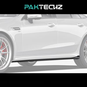 PAKTECHZ Design Dry Carbon Fiber Side Skirts For Mercedes Benz AMG GT X290 GT43 GT50 GT53 - 2019-2023