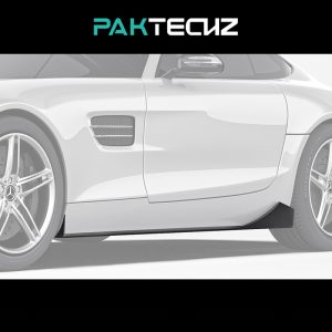 PAKTECHZ Design Dry Carbon Fiber Side Skirts For Mercedes Benz AMG GT C190 GT/GTC/GTS - 2017-2021