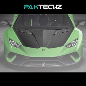PAKTECHZ Design Dry Carbon Fiber Front Hood Bonnet Ver.2 For Lamborghini Huracan LP580 LP610 LP640 EVO/Tecnica - 2014-2024