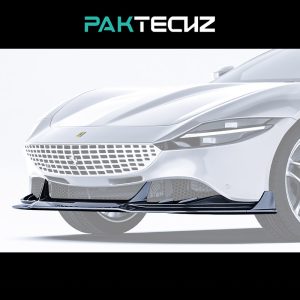 PAKTECHZ Design Dry Carbon Fiber Lower Front Lip For Ferrari Roma - 2020-2024