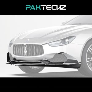 PAKTECHZ Design Carbon Fiber Front Lip For Maserati Ghibli - 2014-2017