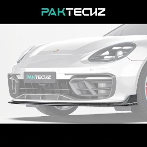 PAKTECHZ Design Dry Carbon Fiber Front Lip For Porsche 971 Panamera /GTS/Turbo Facelift - 2021-2023