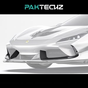 PAKTECHZ Design Dry Carbon Fiber Front Air Intakes For Ferrari F8 Tributo/Spider - 2019-2023