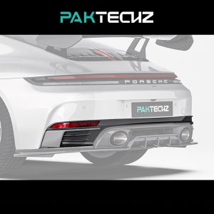 PAKTECHZ Design Dry Carbon Fiber Upper Rear Diffuser For Porsche 911 992.2 Carrera - 2025---