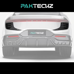 PAKTECHZ Design Dry Carbon Fiber Rear Vent Trim For Lotus Eletre - 2022---