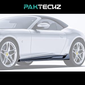 PAKTECHZ Design Dry Carbon Fiber Side Skirts For Ferrari Roma - 2020-2024