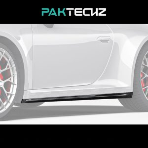PAKTECHZ Design Dry Carbon Fiber Side Skirts For Porsche 911 992.1 Carrera - 2019-2024