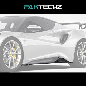 PAKTECHZ Design Dry Carbon Fiber Side Skirts For Lotus Emira - 2022---
