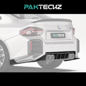 PAKTECHZ Design Dry Carbon Fiber Rear Diffuser Ver.1 For BMW G87 M2 - 2023---
