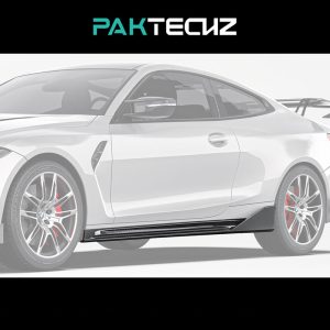 PAKTECHZ Design Dry Carbon Fiber Side Skirts For BMW G82 G83 M4 - 2021---