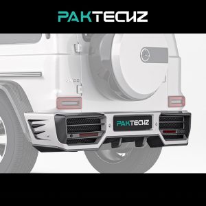 PAKTECHZ Dry Portion Carbon Fibre Rear Bumper For Mercedes Benz G CLASS W463A W464  -2019-2024