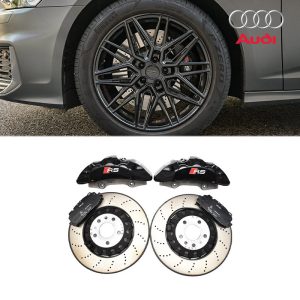 Genuine Audi Retrofit RS Front Brake Kit 6 Pot With 375MM Disc (Black) For A4 S4 RS4 B9/A5 S5 RS5 B9/A6 C8/Q5 80A