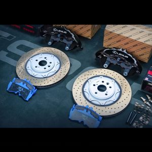Lexus Front 6 Pot Brake Kit With TTSPORT 400mm High Carbon Steel Disc For Toyota Alphard/Vellfire AH30 AH40