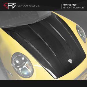 ERS Dry Carbon Fiber Front Hood Bonnet T Style For Porsche 911 992.2 Carrera /Turbo - 2025---