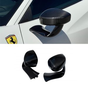 Novitec Visible Carbon Fiber (Ferrari) N-Largo Mirrors For Ferrari F8 Tributo / Spider - 2019-2023