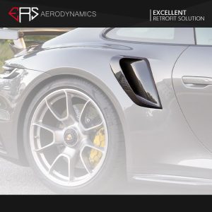ERS Dry Carbon Fiber Side Air Intake T Style For Porsche 911 992.2 Carrera Turbo S - 2025---