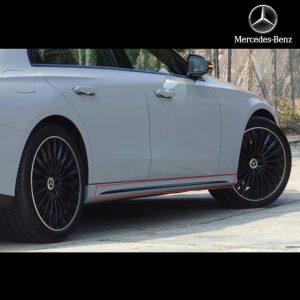 Genuine Mercedes Benz Retrofit Side Skirts Black Trim For E CLASS W214 - 2023 --- (Fit AMG-Line Only)