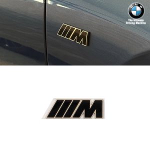 Genuine BMW Retrofit Bronze M Side Fender Wing Emblem For iX I20 / G60 G61 i5