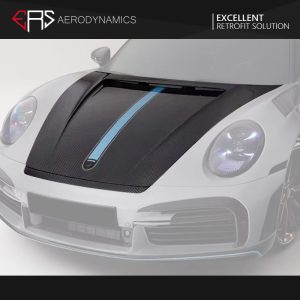 ERS Dry Carbon Fiber Front Hood Bonnet Topcar Style For Porsche 911 992.2 Carrera - 2025---