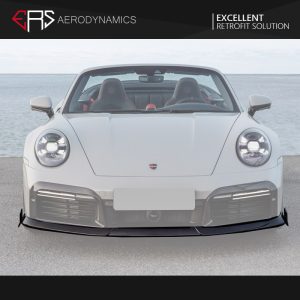 ERS Dry Carbon Fiber Front Lip B Style For Porsche 911 992.2 Carrera Turbo S - 2025---