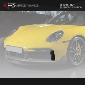 ERS Dry Carbon Fiber Front Bumper Trims OE Style For Porsche 911 992.2 Carrera Turbo S - 2025---