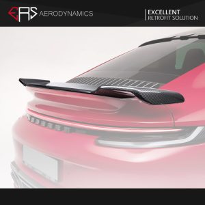 ERS Dry Carbon Fiber Rear Wing Spoiler T Style For Porsche 911 992.2 Carrera Turbo S - 2025---