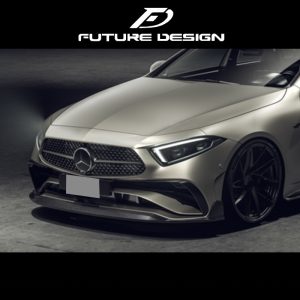 Future Design Carbon Fiber Front Lip AMG Style For Mercedes Benz CLS CLASS C257 Facelift - 2021-2023