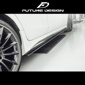 Future Design Carbon Fiber Side Skirts AMG Style For Mercedes Benz CLS CLASS C257 Pre - 2019-2021