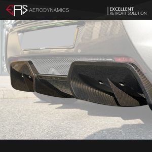 ERS Dry Carbon Fiber Rear Diffuser M Style For Mclaren 650S - 2014-2017