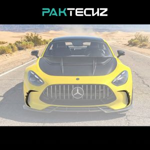PAKTECHZ Design Dry Carbon Fiber Front Canards For Mercedes Benz AMG GT C192 Coupe - 2024---