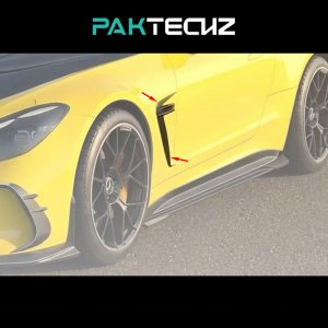 PAKTECHZ Design Dry Carbon Fiber Front Fender Trims For Mercedes Benz AMG GT C192 Coupe - 2024---