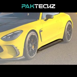 PAKTECHZ Design Dry Carbon Fiber Side Skirts For Mercedes Benz AMG GT C192 Coupe - 2024---