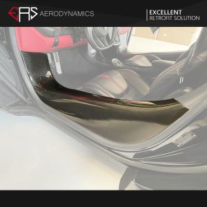ERS Dry Carbon Fiber Door Sills OE Style For Mclaren 650S / MP4 12C