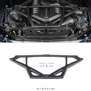 Eventuri Matte Carbon Fiber Front Strut Tower Brace Sway Bar For BMW G87 M2 / G80 G81 M3 / G82 G83 M4