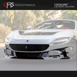 ERS Dry Carbon Fiber Front Bumper M Style For Ferrari Roma - 2020-2024
