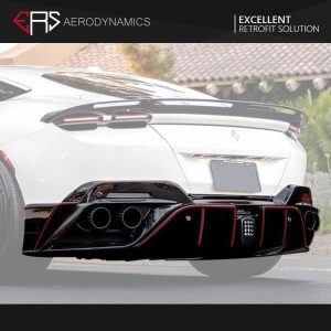 ERS Dry Carbon Fiber Rear Diffuser M Style For Ferrari Roma - 2020-2024