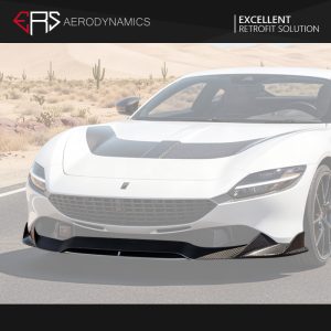 ERS Dry Carbon Fiber Front Lip M Style For Ferrari Roma - 2020-2024