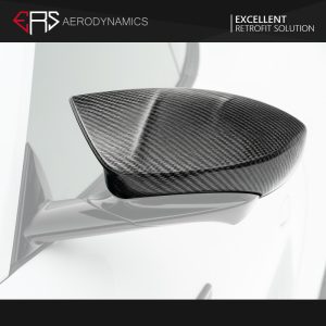 ERS Dry Carbon Fiber Mirror Cover M Style For Ferrari Roma - 2020-2024