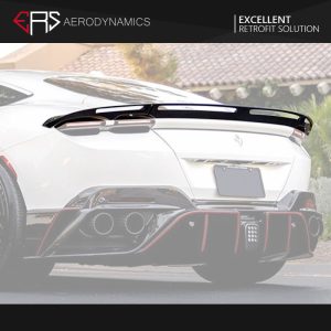 ERS Dry Carbon Fiber Rear Spoiler M Style For Ferrari Roma - 2020-2024