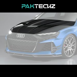 PAKTECHZ Design Dry Carbon Fiber Front Hood Bonnet For Audi RS3 8Y Facelift Sportback / Sedan - 2024---