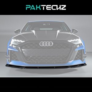 PAKTECHZ Design Dry Carbon Fiber Front Lip For Audi RS3 8Y Facelift Sportback / Sedan - 2024---