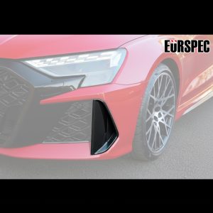 Eurspec Dry Carbon Fiber Front Bumper Trim OEM Style For Audi RS3 8Y Facelift - 2024---