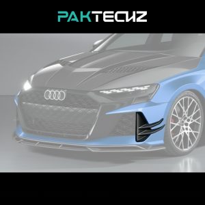 PAKTECHZ Design Dry Carbon Fiber Front Canards For Audi RS3 8Y Facelift Sportback / Sedan - 2024---