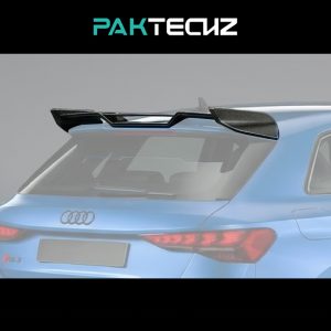 PAKTECHZ Design Dry Carbon Fiber Rear Roof Spoiler For Audi RS3 8Y Facelift Sportback - 2024---