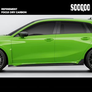 SOOQOO Dry Carbon Fiber Side Skirts For Audi RS3 8Y Sportback Facelift - 2024---